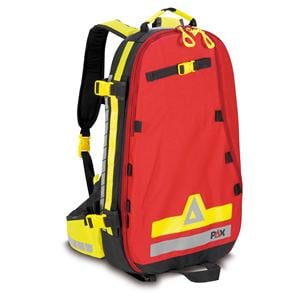Backpack Red/Yellow Zipper Closure Adjustable Shoulder Straps