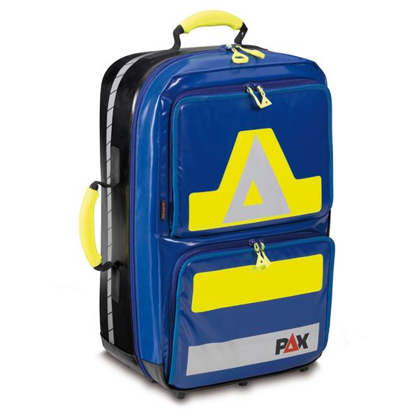 Backpack Blue Zipper Closure Adjustable Shoulder Straps