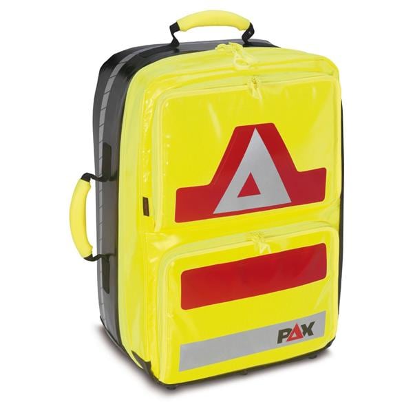 Backpack Yellow Zipper Closure Adjustable Shoulder Straps