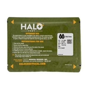 Halo Silicone Chest Seal Wound Dressing 5x7