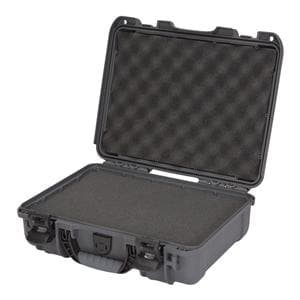 Model 910 Waterproof Case 14.3×11.1×4.7" Graphite Latch Closure Sft Grp/Hndl