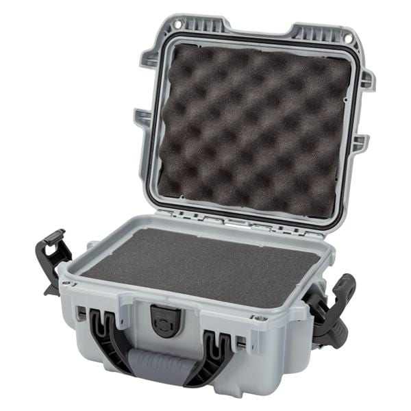 Model 905 Waterproof Case 12.5x10.1x6" Silver Latch Closure Sft Grp/Hndl