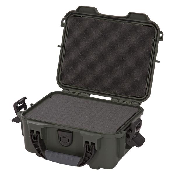 Model 904 Waterproof Case 10.2x7.9x4.5" Olive Latch Closure Sft Grp/Ergo Hndl