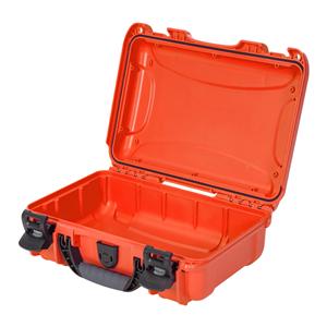 Model 909 Waterproof Case 12.6x9x4.4" Orange Latch Closure Sft Grp/Ergo Hndl