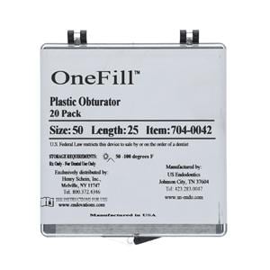 OneFill Obturators 25 mm Size 50 Plastic Yellow 20/Pk