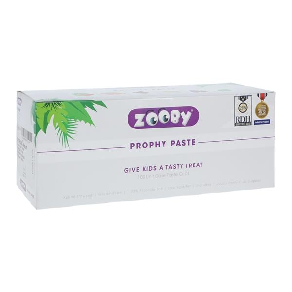 Zooby Prophy Paste Medium Gator Gum 100/Bg