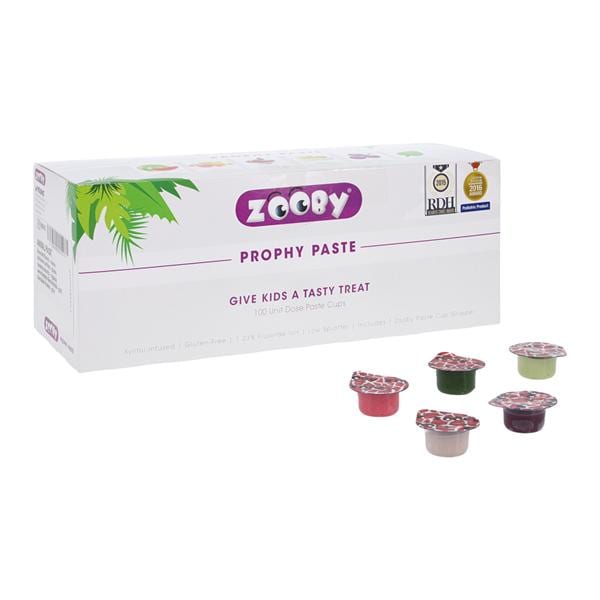Zooby Prophy Paste Coarse Assorted Flavors 100/Bg