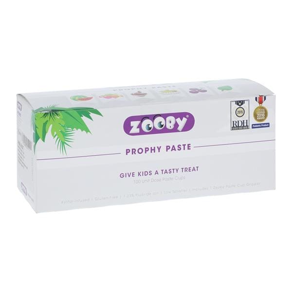Zooby Prophy Paste Fine Assorted Flavors 100/Bg