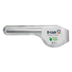D-Lish Fluoride Treatment Varnish 5% Sodium Fluoride Fresh Green Apple 200/Bx, 14 BX/CA