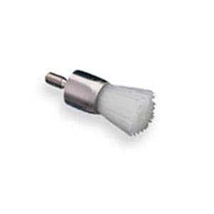 Flat Prophy Brushes Screw Type Soft White 144/Bx