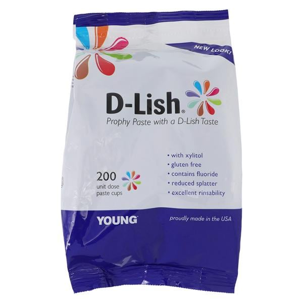 D-Lish Prophy Paste Medium Fresh Strawberries 200/Bx