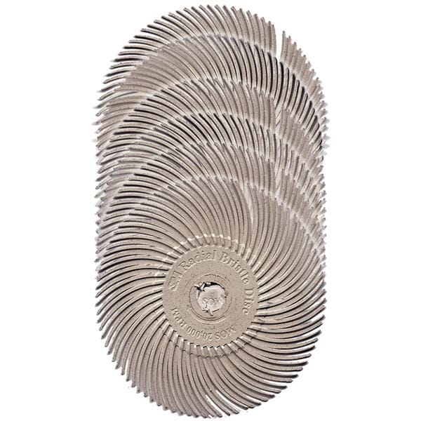 Scotch-Brite Polishing Bristle Discs 120 Grit 6/Pk