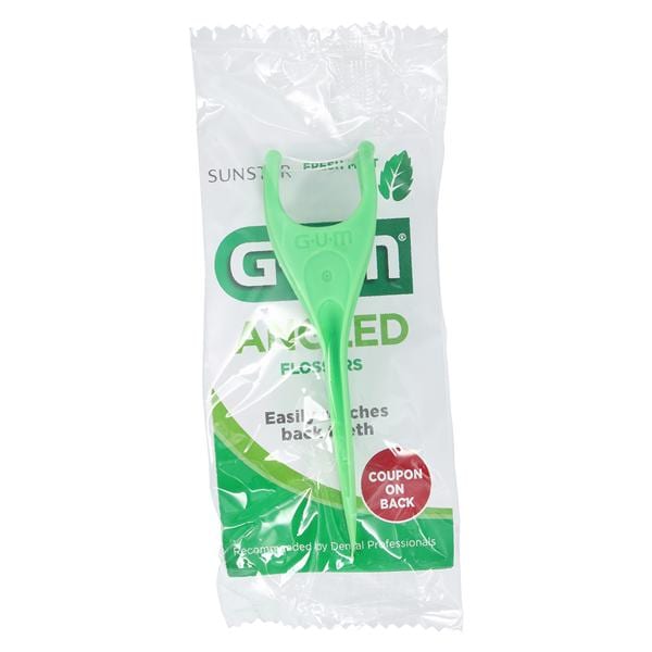 GUM Eez-Thru Flosser Angled Mint 2/Package 48Pk/Bx