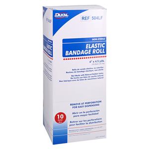 Stretch Bandage Elastic 4"x4.5yd Tan Non-Sterile 50rl/Ca