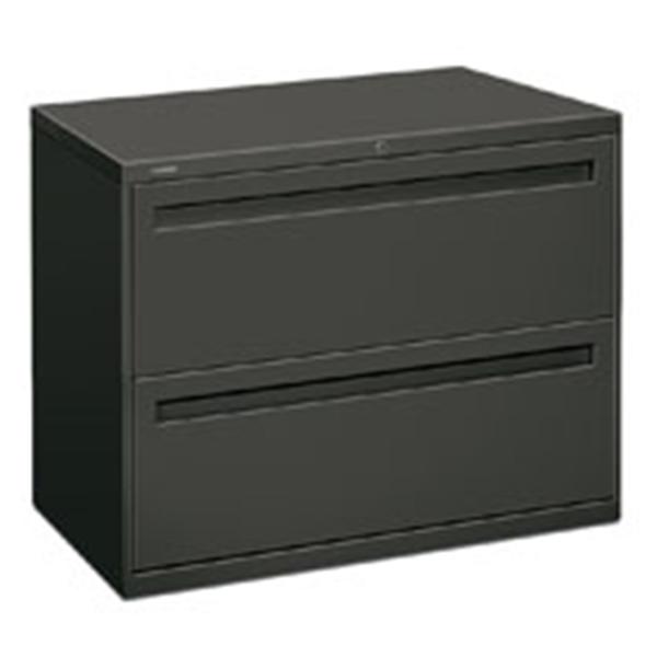 Lateral File 2 Drawers 28 375 In X 36 In X 19 25 In Charcoal Ea