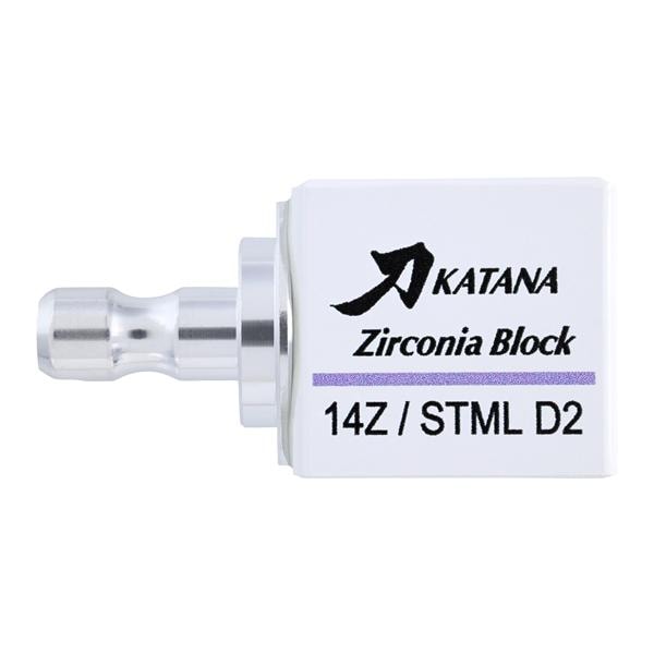 KATANA Zirconia STML Multi Layered Milling Blocks 14Z D2 For CEREC 2/Bx