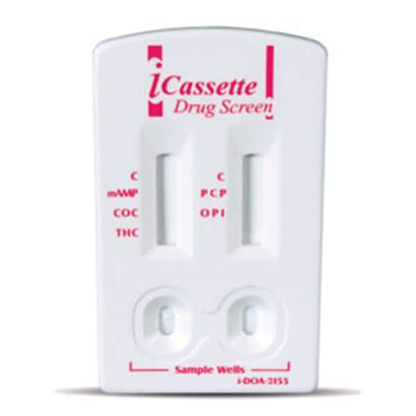 iCassette Drug Screen Test Kit CLIA Waived 25/Bx