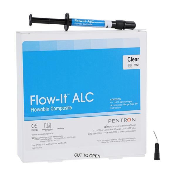 Flow It ALC Flowable Composite Clear Syringe Value Pack 6/Pk