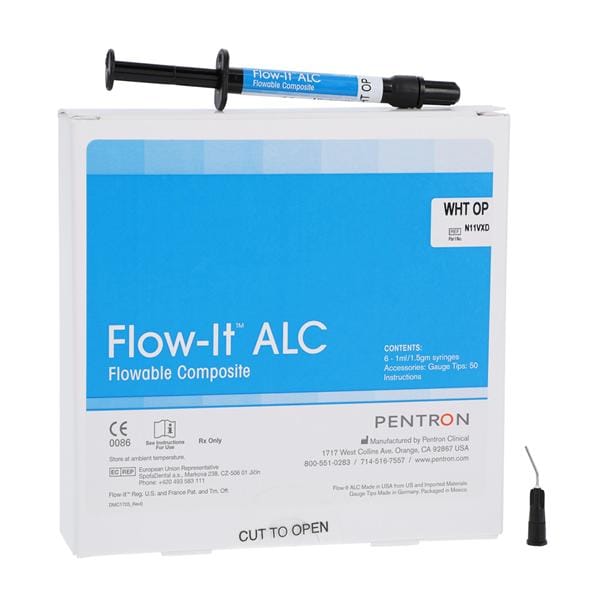 Flow It ALC Flowable Composite White Opaque Syringe Value Pack 6/Pk