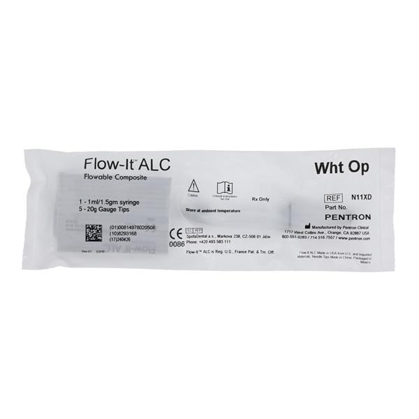 Flow It ALC Flowable Composite White Opaque Syringe Refill 1 mL/Ea