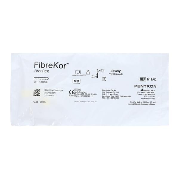 FibreKor Fiber Posts Refill 1.25 mm 30/Pk