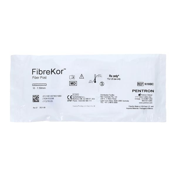 FibreKor Fiber Posts Refill 1.5 mm 10/Pk