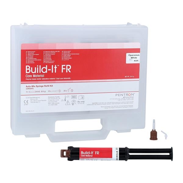 Build-It FR Core Buildup 4 mL White Mini Mix Syringe