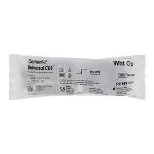 Cement-It Universal C&B Cement Opaque White Syringe Refill 4mL/Ea