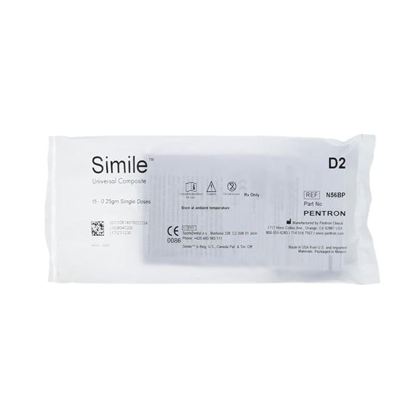 Simile Universal Composite D2 Single Dose Refill 15/Pk
