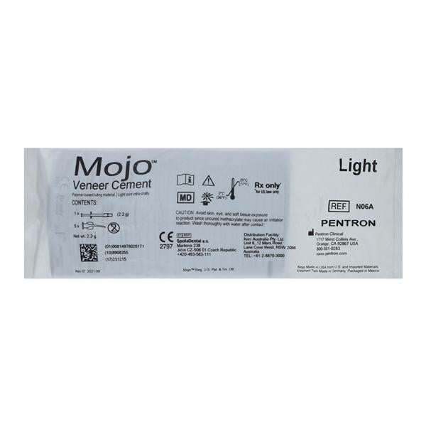 Mojo Veneer Cement Light 2.3 Gm Refill Ea