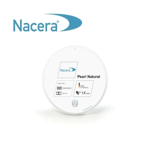 Nacera Pearl Natural Zirconia Disc C4 98.5x16 Case