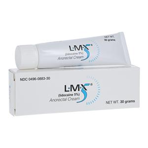 LMX5 Anesthetic/Anorectal Topical Cream Tube 30gm/Ea