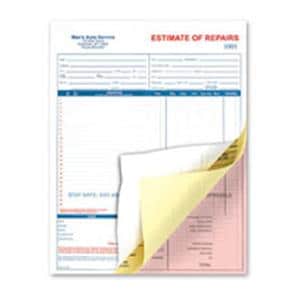 Carbonless Copy Paper 3 Pts 8.5 in x 11 in 1670/Box 1600/Bx