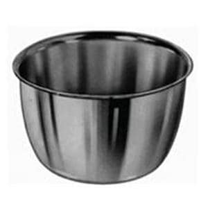 Iodine Cup Round Stainless Steel Silver 6oz
