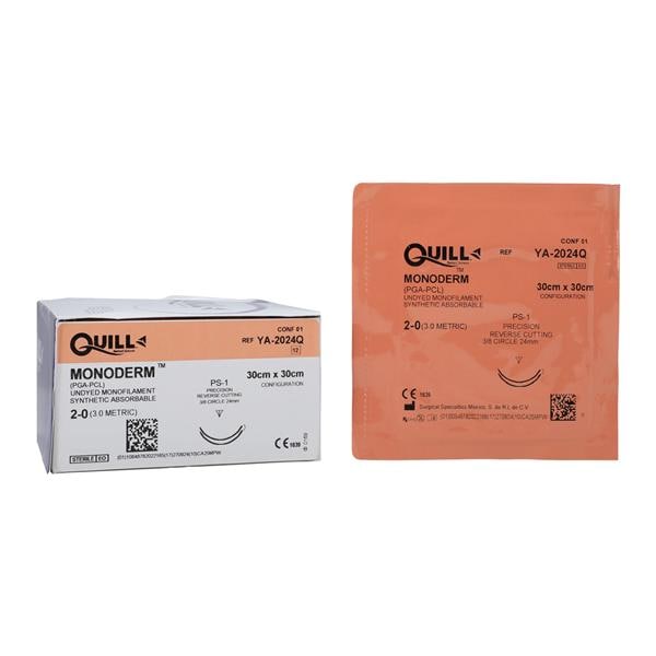 Quill Monoderm YA-2024Q Knotless Tissue Closure Device Suture - Henry  Schein Medical