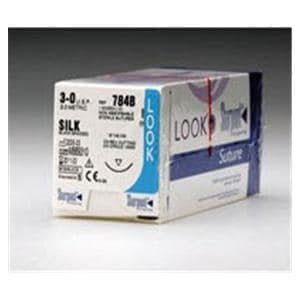 Look Suture 6-0 100yd Silk Braid Black Ea