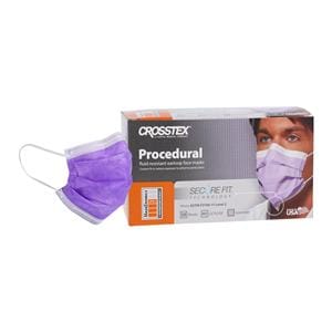 Secure Fit Procedure Mask ASTM Level 2 Lavender Adult 50/Bx