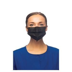 Crosstex Secure Fit Face Mask ASTM Level 3 Black 50/Bx