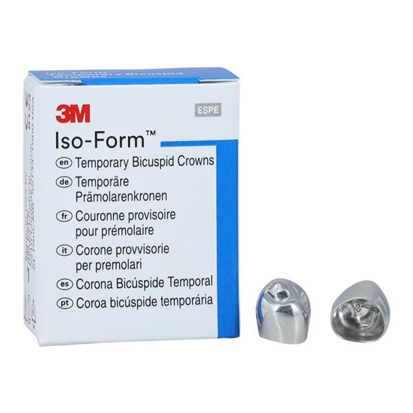 3M™ Iso-Form™ Temporary Metal Crowns Size L47 1st LLB Replacement Crowns 5/Bx