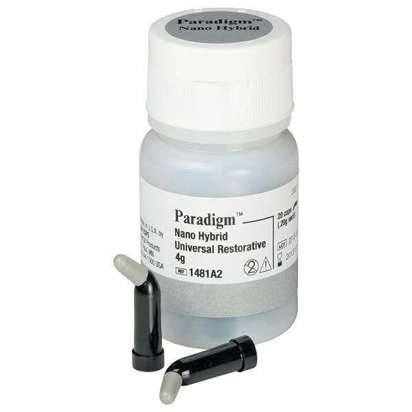 3M Paradigm Nano Hybrid Universal Composite B1 Capsule Refill 20/Pk