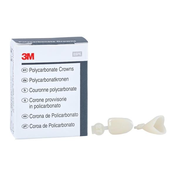 3M™ Polycarbonate Crowns Size 27 Upper Left Lateral Replacement Crowns 5/Bx