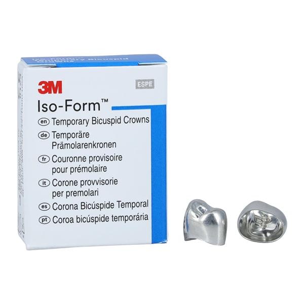 3M™ Iso-Form™ Temporary Metal Crowns Size U47 1st ULB Replacement Crowns 5/Bx