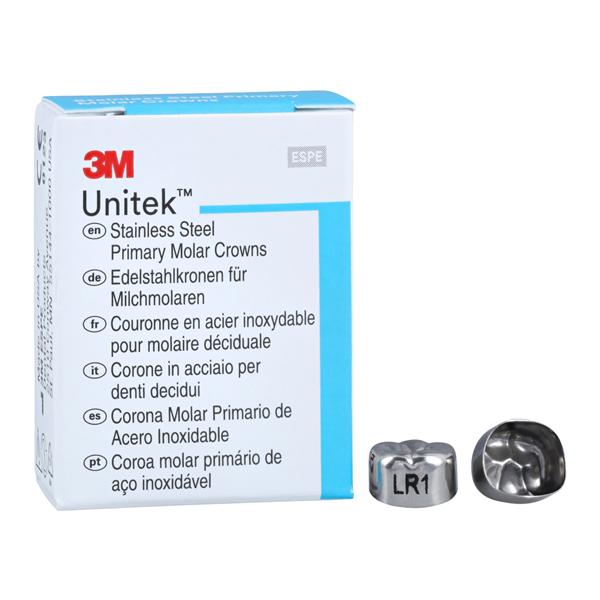 3M™ Unitek™ Stainless Steel Crowns Size 1 2nd Prim LRM Replacement 5/Bx