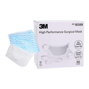 Filtron Surgical Mask ASTM Level 2 Anti-Fog Blue / Light Green Adult 50/Bx
