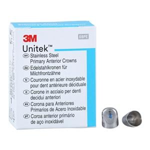 3M™ Unitek™ SS Crowns Size 4L Pri Ant Lwr Cspd Replacement Crowns 5/Bx