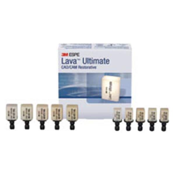 3M™ Lava™ Ultimate CAD/CAM Milling Blocks 14L D2 For CEREC® 5/Pk
