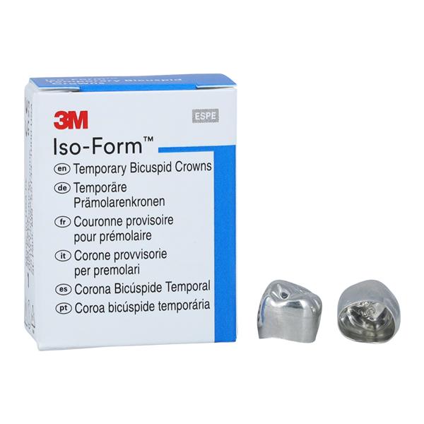 3M™ Iso-Form™ Temporary Metal Crowns Size L56 2nd LRB Replacement Crowns 5/Bx
