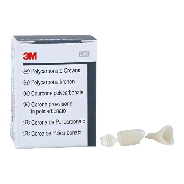 3M™ Polycarbonate Crowns Size 68 Lower Anterior Replacement Crowns 5/Bx