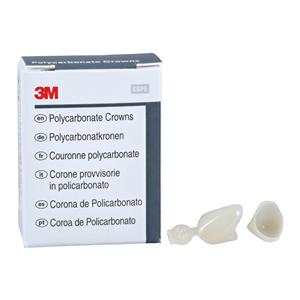3M™ Polycarbonate Crowns Size 33 Rt Cspd Upr&Lwr Replacement Crowns 5/Bx