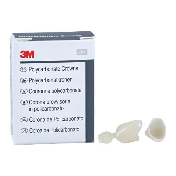 3M™ Polycarbonate Crowns Size 33 Rght Cspd Upr&Lwr Replacement Crowns 5/Bx